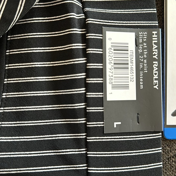 Two (2) Pairs Hilary Radley Tummy Control Career Pants -27" Inseam- size L - NWT - Picture 4 of 4